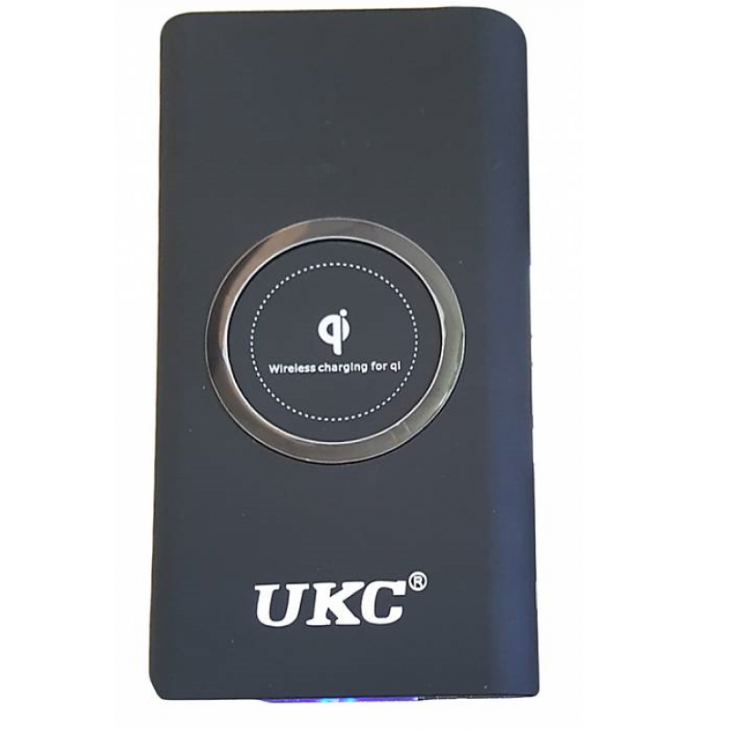 безжична ukc power bank mbx 20000 mah wireless charging for ql, Външна соларна батерия
