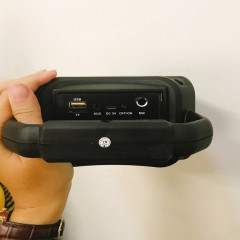 Преносима HiFi караоке тонколона KTS-996 Portable Bluetooth Speaker със светлинни ефекти