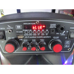 ES-86 Караоке активна колона с bluetooth, USB, микрофон тонколона