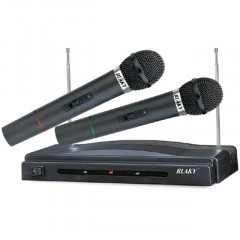 Двойка безжични микрофони RLAKY WR-306 + станция