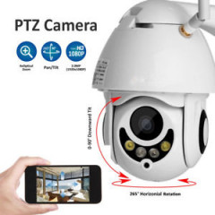 1080P WiFi IP Camera Wireless PTZ с нощно виждане, въртяща се - за външен монтаж