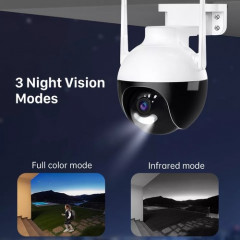 NEW МОДЕЛ 6MP - ICSEE SMART SPHERE 4LED Wi-Fi Охранителна камера COBRA 360 PTZ
