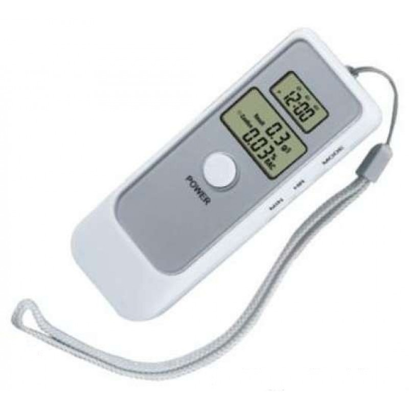 Прецизен цифров алкохол тестер дрегер с часовник и аларма с два LCD дисплея