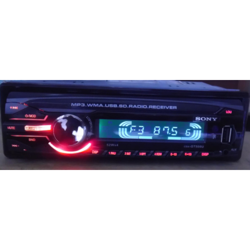 MP3, USB, SD радио плеър SONY GT 500, четящ  dvd-cd/usb/sd/divx