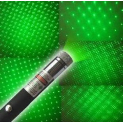 Зелен лазер 100mW, осветеност с видим зелен лъч от 6 до 8км