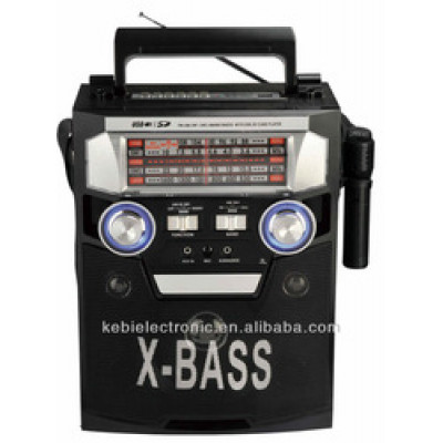 Караоке РEC 62 активна тонколона X-bass с вграден акумулатор + микрофон