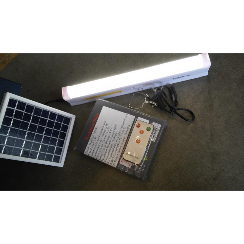 Мощна лед соларна лампа - пура за къмпинг с дистанционно управление Kingblaze Gd-1036s